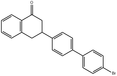 3-(4'-BROMO[1,1'-BIPHENYL]-4-YL)-3,4-DIHYDRONAPHTHALEN-1(2H)-ONE 结构式