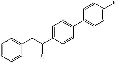 4-BROMO-4'-(1-BROMO-2-PHENYLETHYL)-1,1'-BIPHENYL 结构式