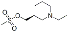 3-Piperidinemethanol,1-ethyl-,methanesulfonate(ester),(3S)-(9CI) 结构式