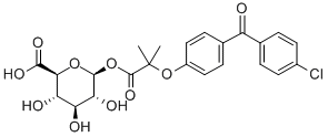 FENOFIBRYL GLUCURONIDE 结构式