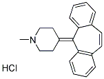 盐酸二苯环庚啶 结构式