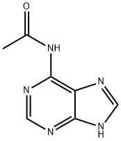 6-N-乙酰腺嘌呤 结构式