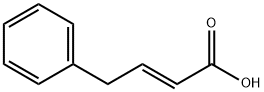 (E)-4-苯基丁-2-烯酸 结构式