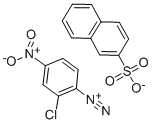 2-氯-4-硝基-1-重氮苯2-萘磺酸盐 结构式