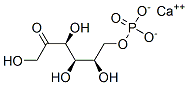 D-果糖 6-(磷酸二氢酯)钙盐(1:1)" 结构式