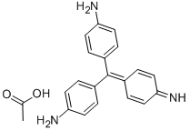 乙酸副玫瑰苯胺 结构式
