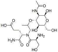 N-acetylmuramyl-serylisoglutamine 结构式