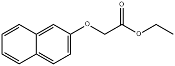 2-(萘-2-基氧基)乙酸乙酯 结构式