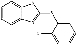 2-(2-CHLOROPHENYLSULFANYL)BENZOTHIAZOLE 结构式