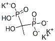 tripotassium hydrogen (1-hydroxyethylidene)bisphosphonate 结构式