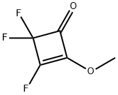 2-Cyclobuten-1-one,  3,4,4-trifluoro-2-methoxy- 结构式