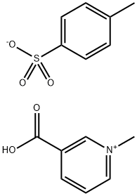 3-carboxy-1-methylpyridinium toluene-p-sulphonate 结构式