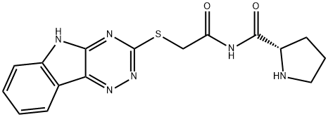 Acetamide, N-propyl-2-(2H-1,2,4-triazino[5,6-b]indol-3-ylthio)- (9CI) 结构式