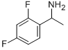 1-(2',4'-二氟苯基)乙胺 结构式