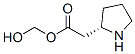 2-Pyrrolidineaceticacid,-alpha--hydroxy-,methylester,(2S)-(9CI) 结构式