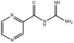 N-(吡嗪-2-羰基)-胍 结构式