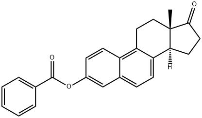 雌馬性素酮苯甲酸酯 结构式