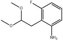 2-(2,2)-DIMETHOXY-ETHYL)-3-FLUORO-PHENYLAMINE 结构式