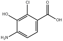 4-Amino-2-chloro-3-hydroxybenzoic acid 结构式