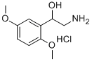 2-氨基-1-(2,5-二甲氧基苯基)乙醇盐酸盐 结构式