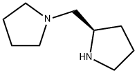 (R)-(-)-1-(2-吡咯烷基甲基)吡咯烷 结构式