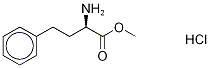 (ALPHAS)-ALPHA-氨基苯丁酸甲酯盐酸盐 结构式