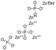 pentazinc hydroxide tris(phosphate) 结构式