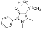 4-(Dimethyl-13C2-amino)antipyrine