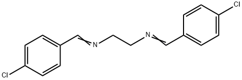 BIS(P-CHLOROBENZYLIDENE)-ETHYLENEDIAMINE 结构式