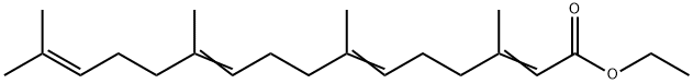 3,7,11,15-Tetramethylhexadeca-2,6,10,14-tetraenoic Acid Ethyl Ester 结构式