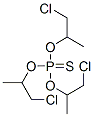 硫代磷酸 O,O,O-三(2-氯-1-甲基乙基)酯 结构式