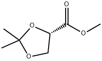 (S)-(-)-2,2-二甲基-1,3-二氧戊环-4-羧酸甲酯 结构式
