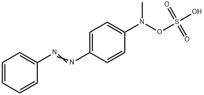 N-methyl-4-aminoazobenzene-N-sulfate 结构式