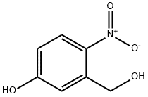 5-羟基-2-硝基苯甲醇 结构式