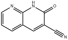 2-Oxo-1,2-dihydro-1,8-naphthyridine-3-carbonitrile 结构式