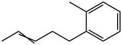 5-邻甲苯基-2-戊烯,顺反异构体混合物 结构式