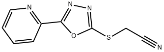 Acetonitrile, [[5-(2-pyridinyl)-1,3,4-oxadiazol-2-yl]thio]- (9CI) 结构式