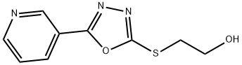 Ethanol, 2-[[5-(3-pyridinyl)-1,3,4-oxadiazol-2-yl]thio]- (9CI) 结构式