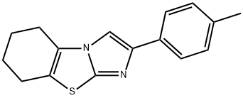 5,6,7,8-四氢-2-(4-甲基苯基)-咪唑并[2,1-B]苯并噻唑 结构式