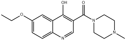 Piperazine, 1-[(6-ethoxy-4-hydroxy-3-quinolinyl)carbonyl]-4-methyl- (9CI) 结构式