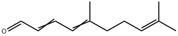 5,9-二甲基癸-2,4,8-三烯醛 结构式