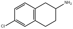 6-氯-1,2,3,4-四氢萘-2-胺 结构式