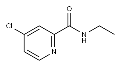 4-氯-N-乙基吡啶酰胺 结构式