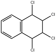 1,2,3,4-Tetrachloro-1,2,3,4-tetrahydronaphthalene 结构式