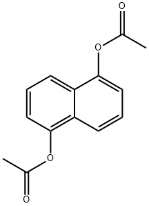 1,5-naphthylene di(acetate) 结构式