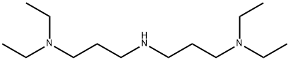 N'-[3-(二乙基氨基)丙基]-N,N-二乙基丙烷-1,3-二胺 结构式