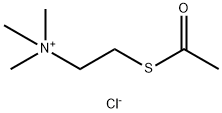 氯化乙酰硫代胆碱 结构式