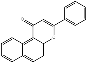 β-萘黄酮 结构式