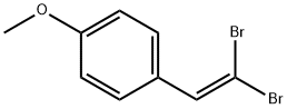 1,1-Dibromo-2-(4-methoxyphenyl)-1-ethene 结构式