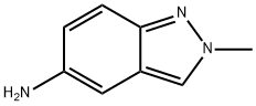 2-甲基-5-氨基-2H-吲唑 结构式